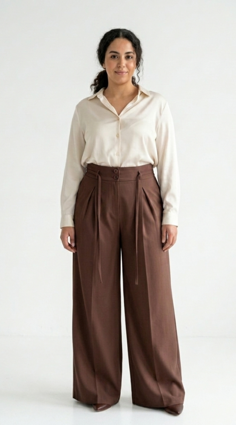 Pantalon Femme Fluide , Chic