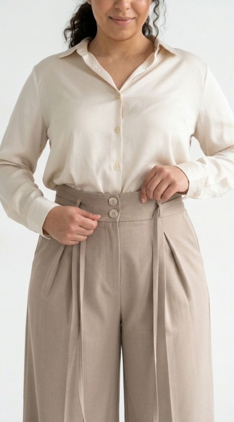 Pantalon Femme Fluide , Chic