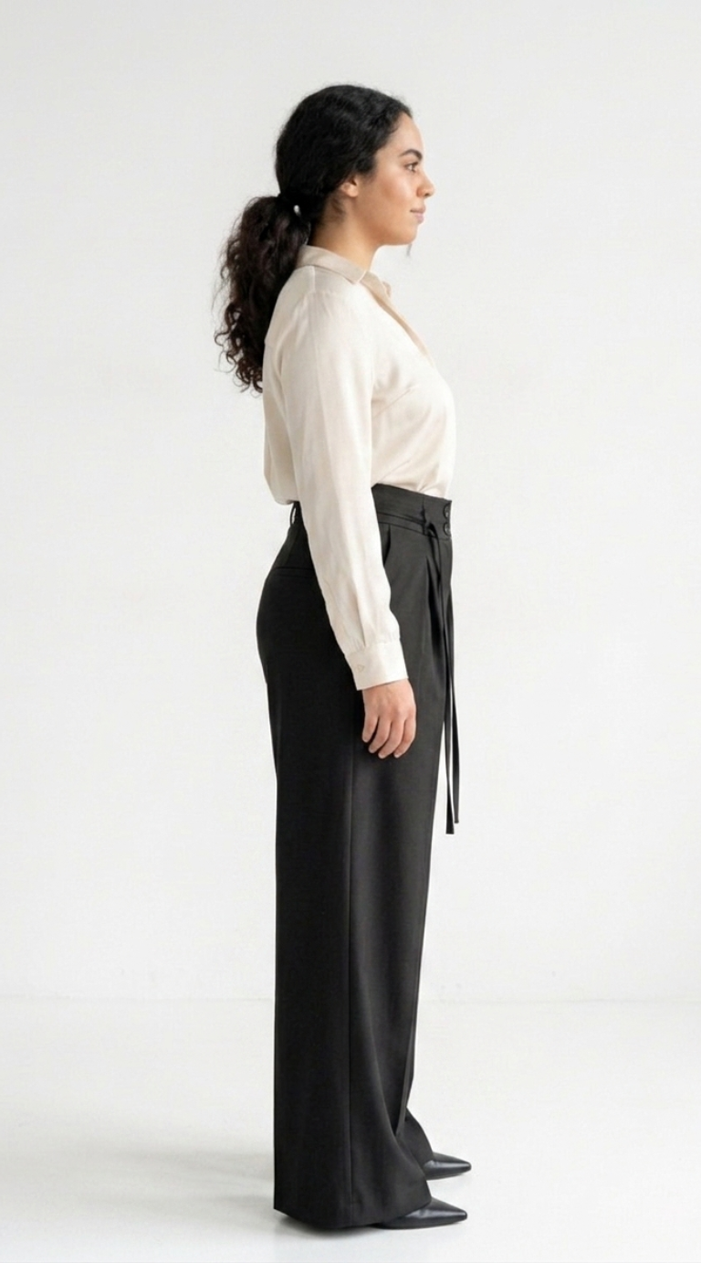 Pantalon Femme Fluide , Chic